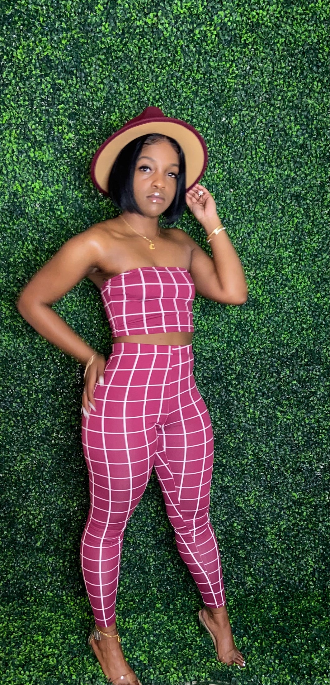 Ari Burgundy 2pc Set